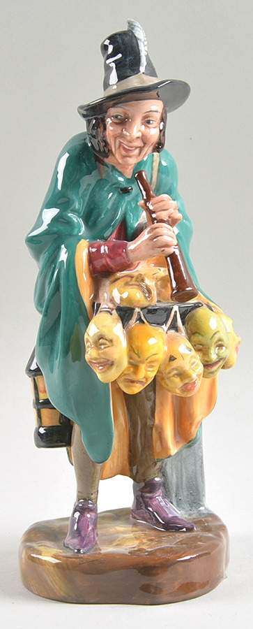 Royal Doulton Figurine Mask Seller - No Box by Royal Doulton-1