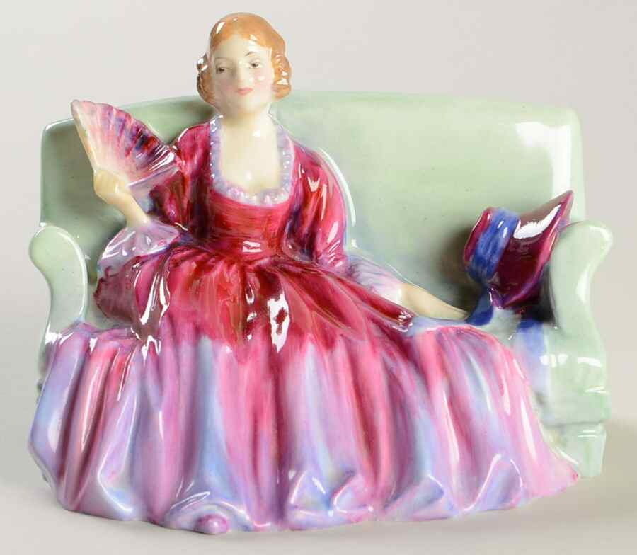 Royal Doulton Figurine Sweet And Twenty-Red/Lt.Green - No Box Nb1620 by Royal Doulton-1