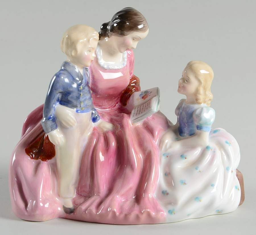 Royal Doulton Figurine Bedtime Story - No Box by Royal Doulton-1