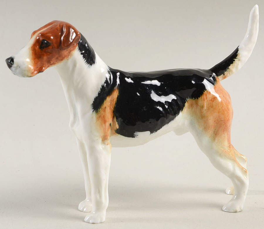 Animals English Foxhound-Ch Tring Rattler - Boxed by Royal Doulton-1