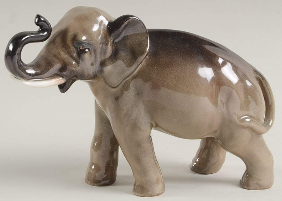 Animals Elephant In Salute-Natural - No Box by Royal Doulton-1