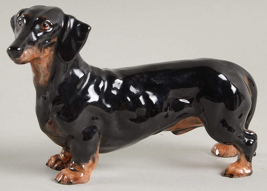 Animals Ducshhund Ch.'Shrewd Saint' - No Box by Royal Doulton-1