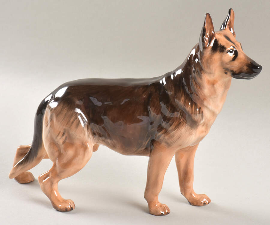 Animals Alsatian-Benign Of Picardy - No Box by Royal Doulton-1
