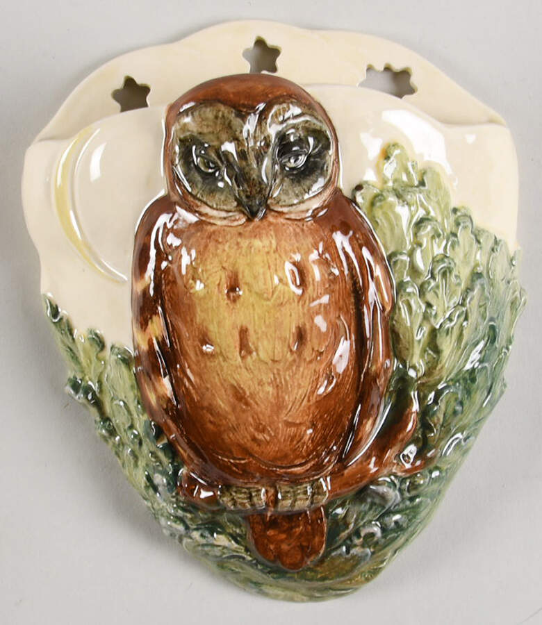 Animals Owl Wall Pocket - No Box by Royal Doulton-1