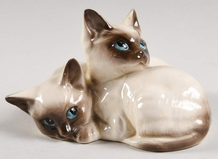Animals Siamese Kittens - Nb1036, No Box by Royal Doulton-1