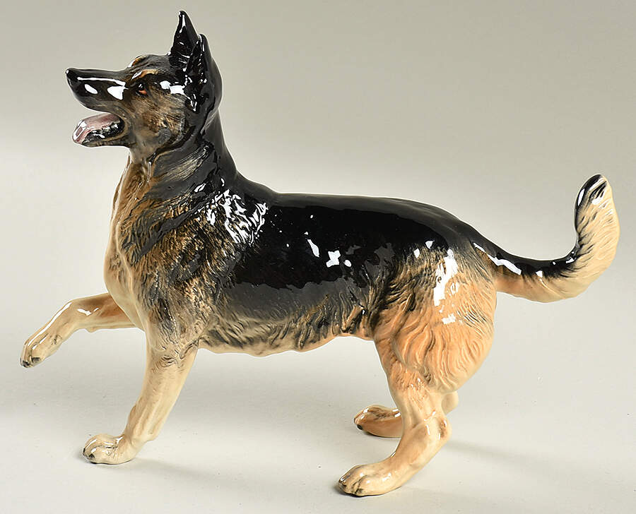 Animals Alsatian Standing-Style Two - Nb943, No Box by Royal Doulton-1