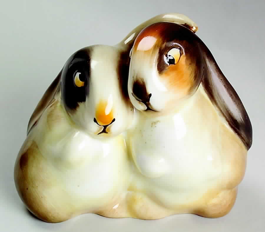 Animals Rabbits-Brown Patches On Faces - Boxed by Royal Doulton-1