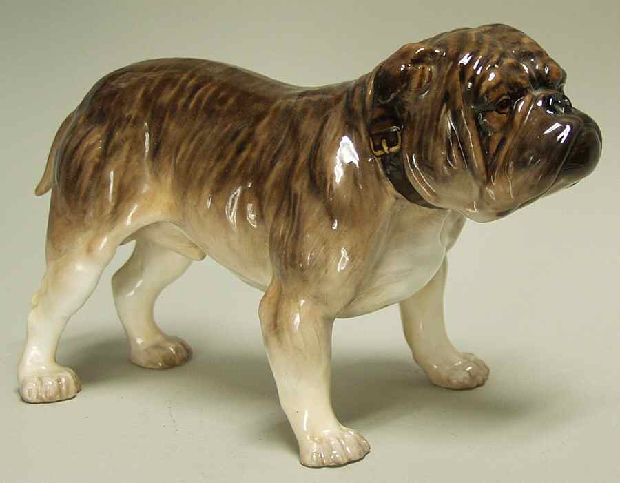 Animals Bulldog-Brown Head - Boxed by Royal Doulton-1