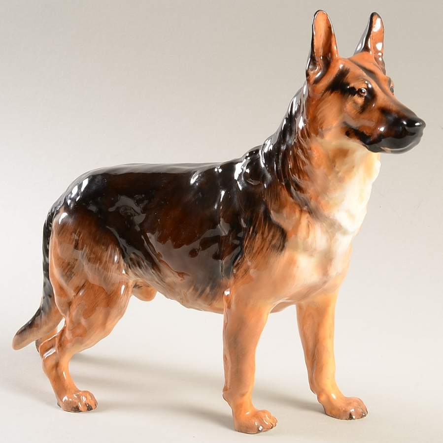 Animals Alsatian Ch'Benign Of Picardy - With Box Bx641 by Royal Doulton-1