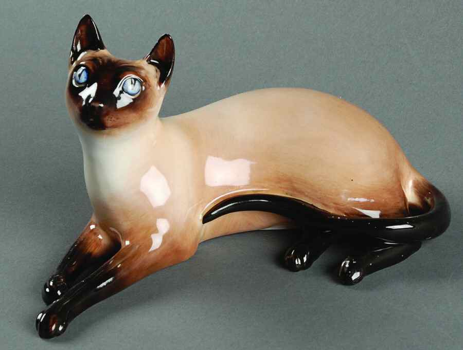 Animals Siamese Cat-Lying - Boxed by Royal Doulton-1