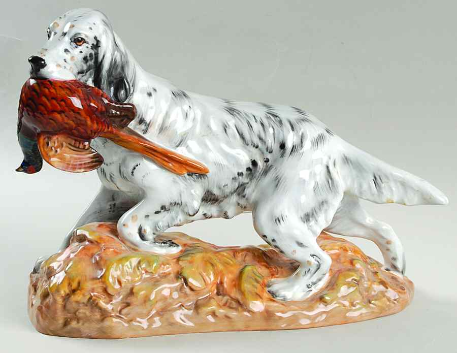 Animals English Setter With Pheasant - Boxed by Royal Doulton-1