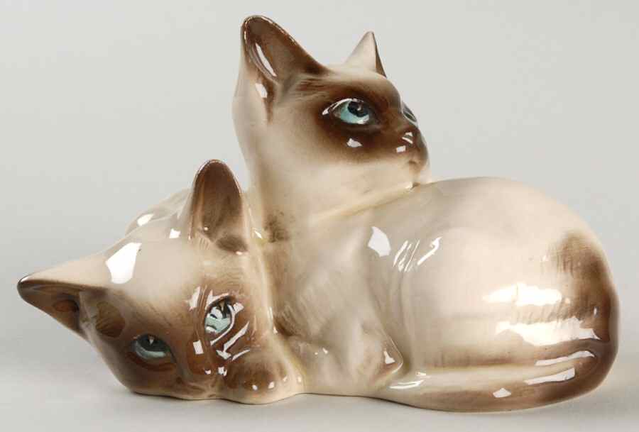 Animals Siamese Kittens - Nb948, No Box by Royal Doulton-1