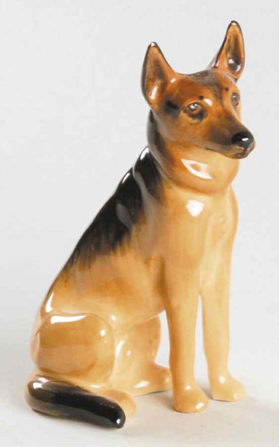 Animals Alsatian-Seated - No Box by Royal Doulton-1
