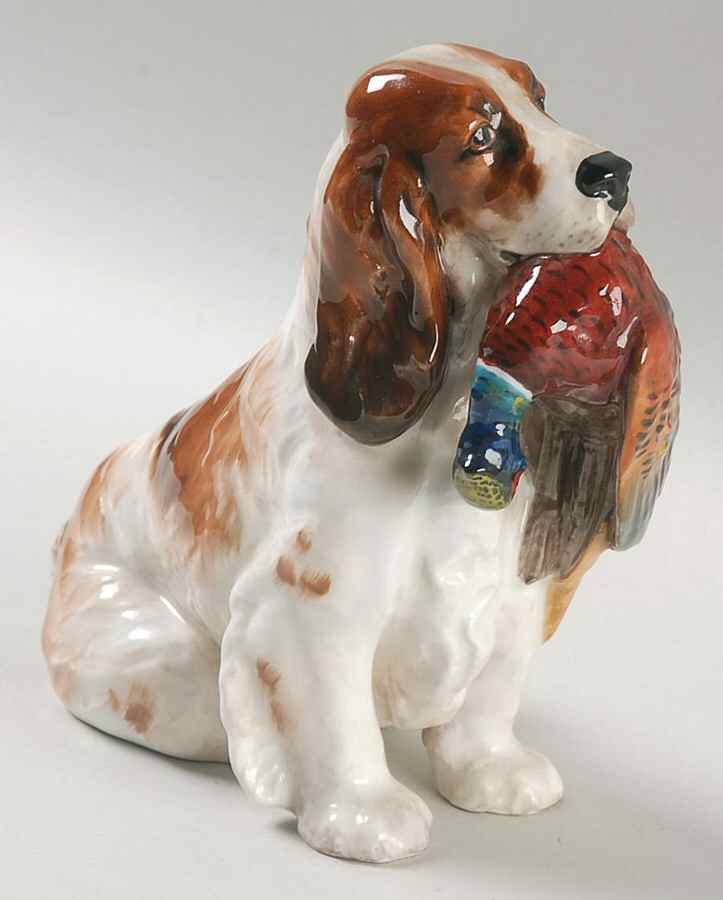 Animals Cocker Spaniel With Pheasant - No Box by Royal Doulton-1