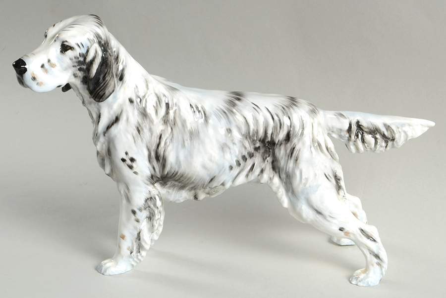 Animals English Setter-Maesydd Mustard - Boxed by Royal Doulton-1