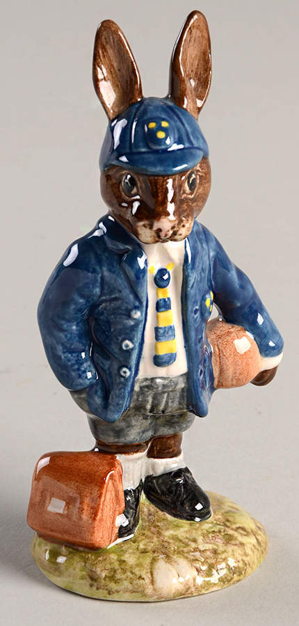 Bunnykins Figurines Schoolboy - Boxed by Royal Doulton-1
