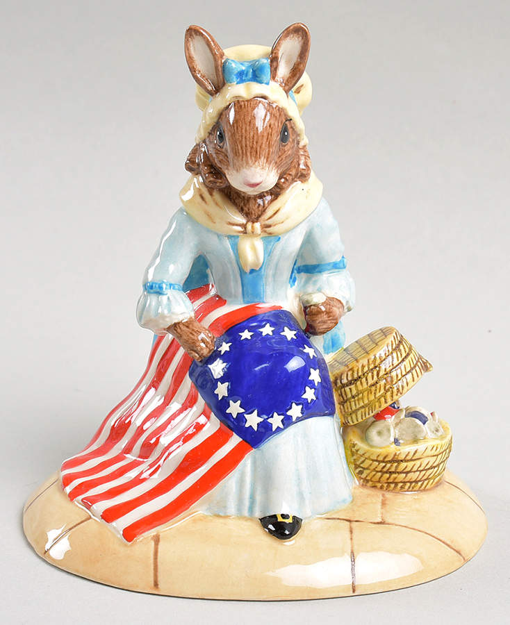 Bunnykins Figurines Betsy Ross - No Box by Royal Doulton-1