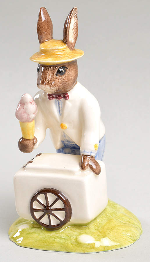 Bunnykins Figurines Ice Cream Bunnykins - No Box by Royal Doulton-1
