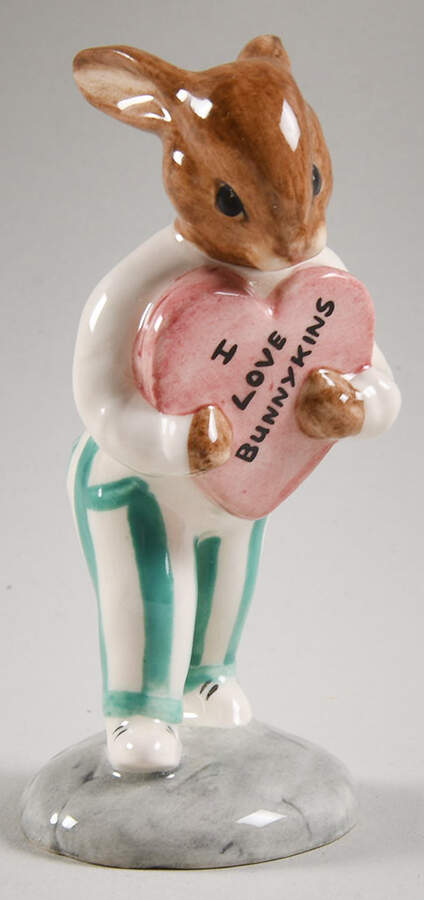 Bunnykins Figurines Sweetheart - No Box by Royal Doulton-1