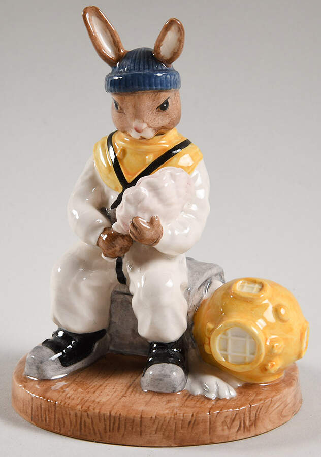 Bunnykins Figurines Deep Sea Diver - With Box by Royal Doulton-1