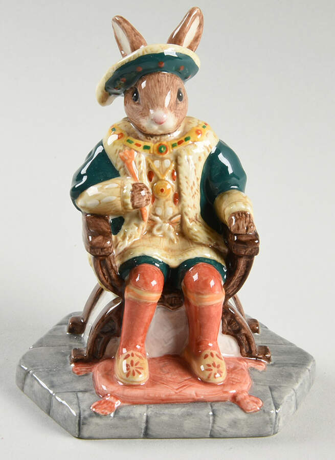 Bunnykins Figurines Henry Viii - Boxed by Royal Doulton-1