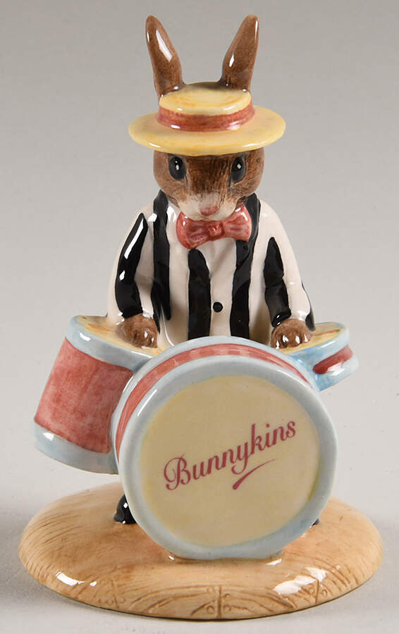 Bunnykins Figurines Drummer - With Box by Royal Doulton-1