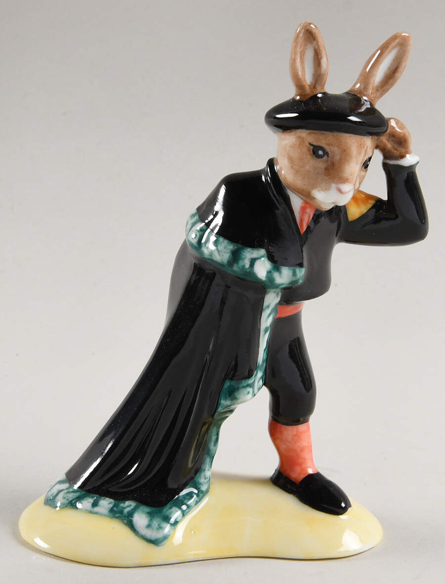 Bunnykins Figurines Matador - Black Coat - Boxed by Royal Doulton-1
