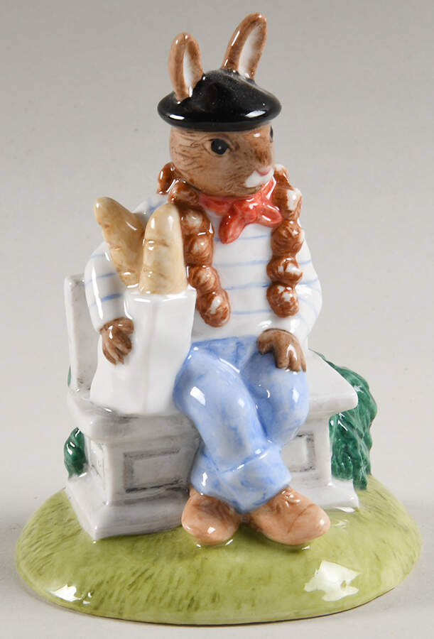 Bunnykins Figurines Parisian - Boxed by Royal Doulton-1