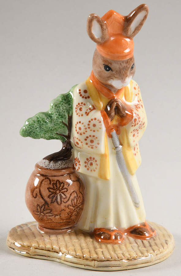 Bunnykins Figurines Samurai - With Box by Royal Doulton-1