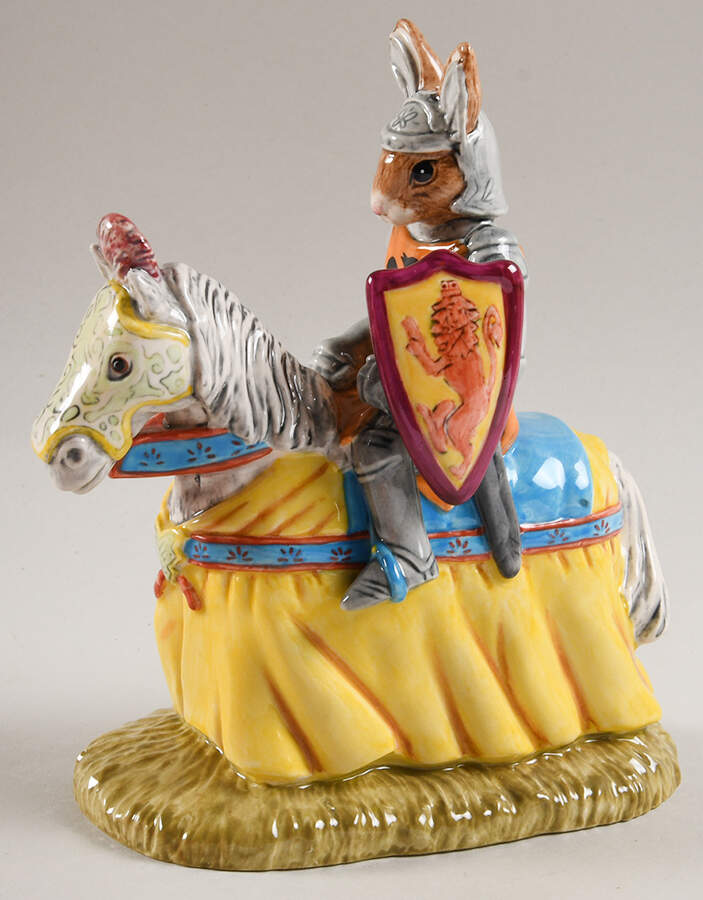 Bunnykins Figurines Sir Lancelot  - Boxed by Royal Doulton-1