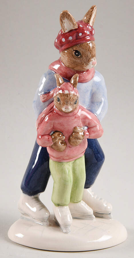 Bunnykins Figurines Don't Let Go - Boxed by Royal Doulton-1