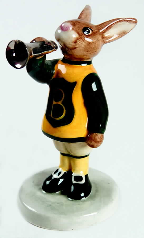 Bunnykins Figurines Harry The Herald-3rd Variation - No Box 108 by Royal Doulton-1