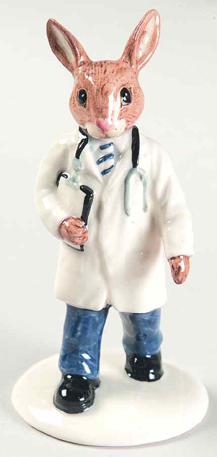 Bunnykins Figurines Doctor Bunnykins - Boxed by Royal Doulton-1