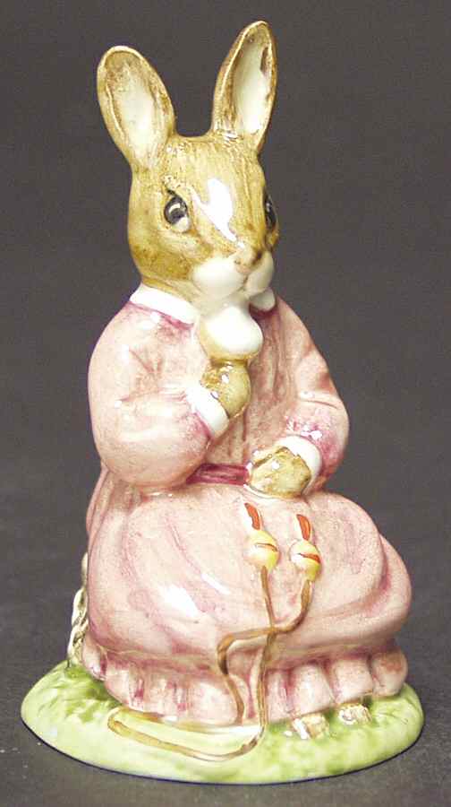 Bunnykins Figurines Polly Bunnykins - Boxed by Royal Doulton-1