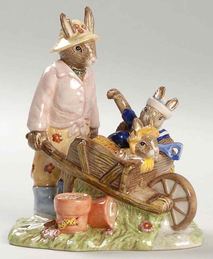 Bunnykins Figurines Home Grown - No Box by Royal Doulton-1
