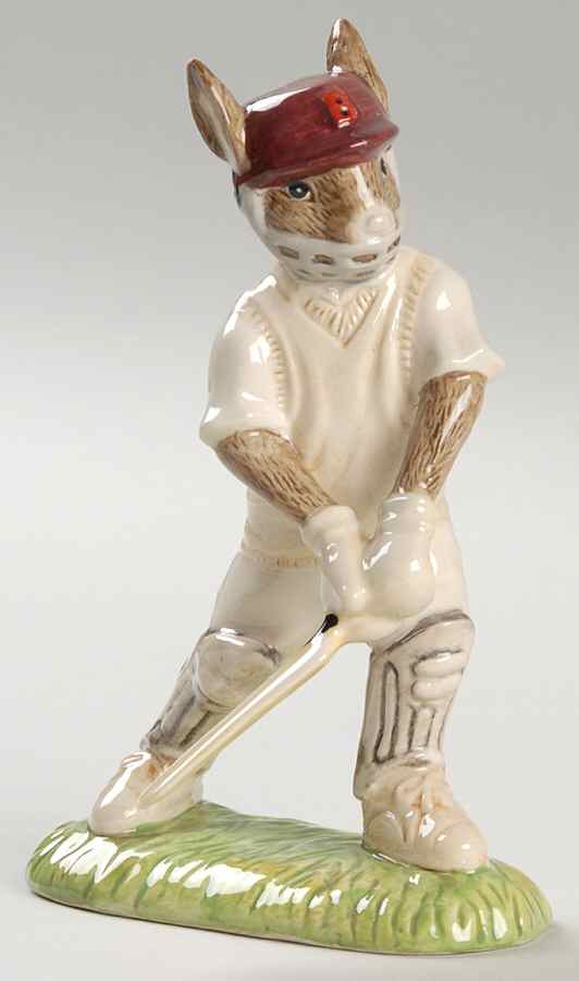 Bunnykins Figurines Cricketer - Boxed by Royal Doulton-1