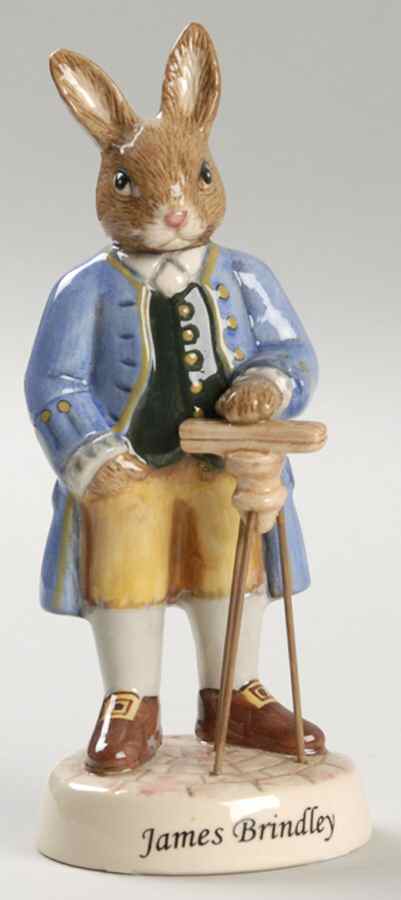 Bunnykins Figurines James Brindley - No Box by Royal Doulton-1