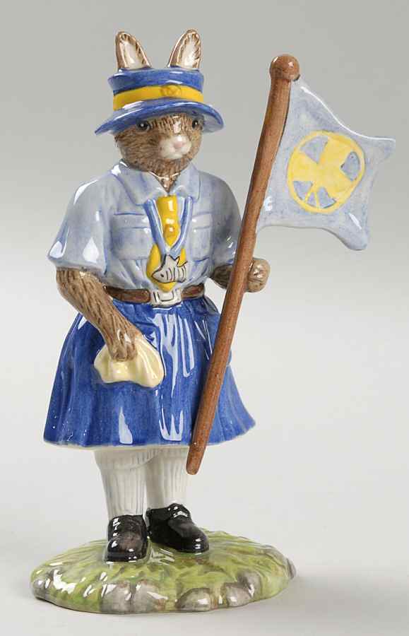 Bunnykins Figurines Guide Leader - No Box by Royal Doulton-1