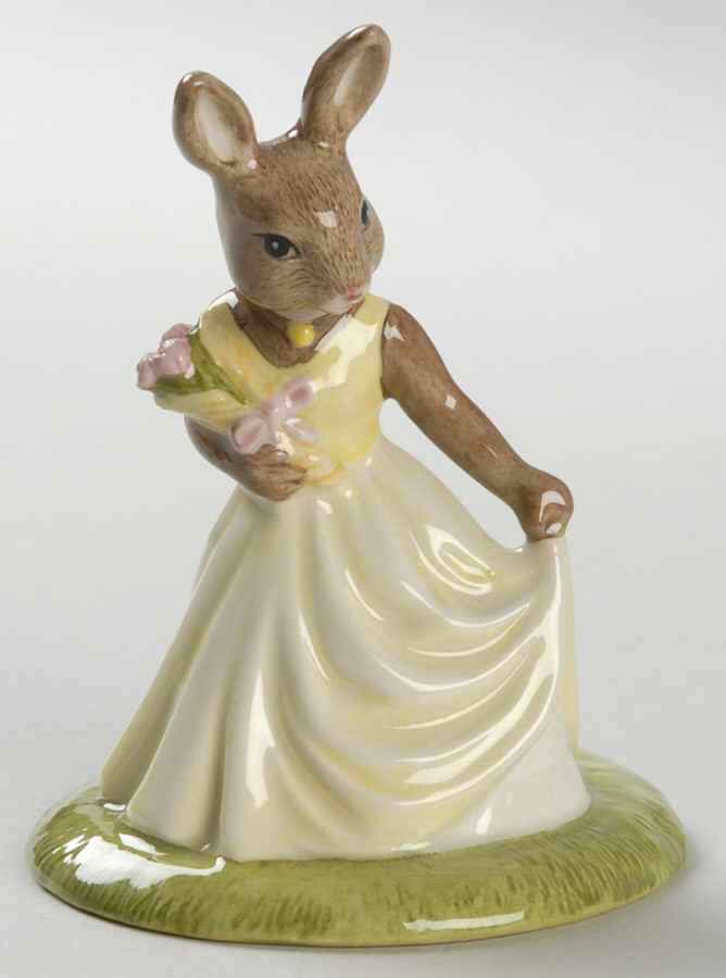 Bunnykins Figurines With Love - No Box by Royal Doulton-1