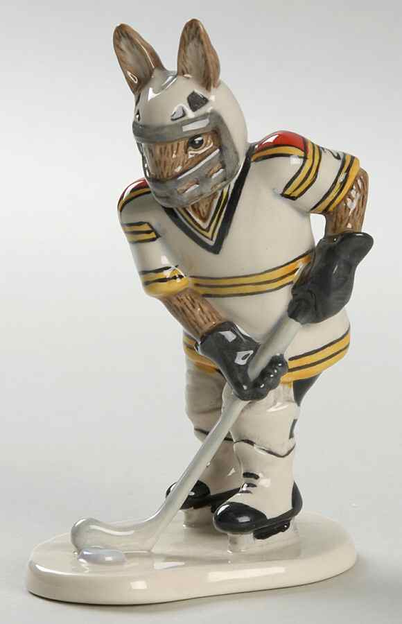 Bunnykins Figurines Slap Shot - Boxed by Royal Doulton-1