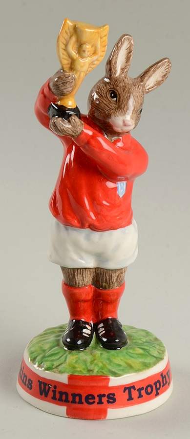Bunnykins Figurines Winners Trophy 1966 - Boxed by Royal Doulton-1
