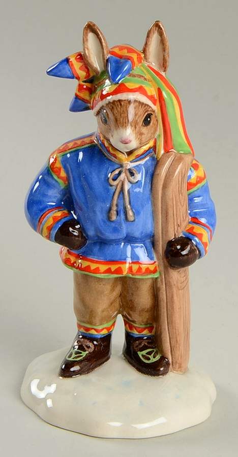 Bunnykins Figurines Winter Lapland - Boxed by Royal Doulton-1