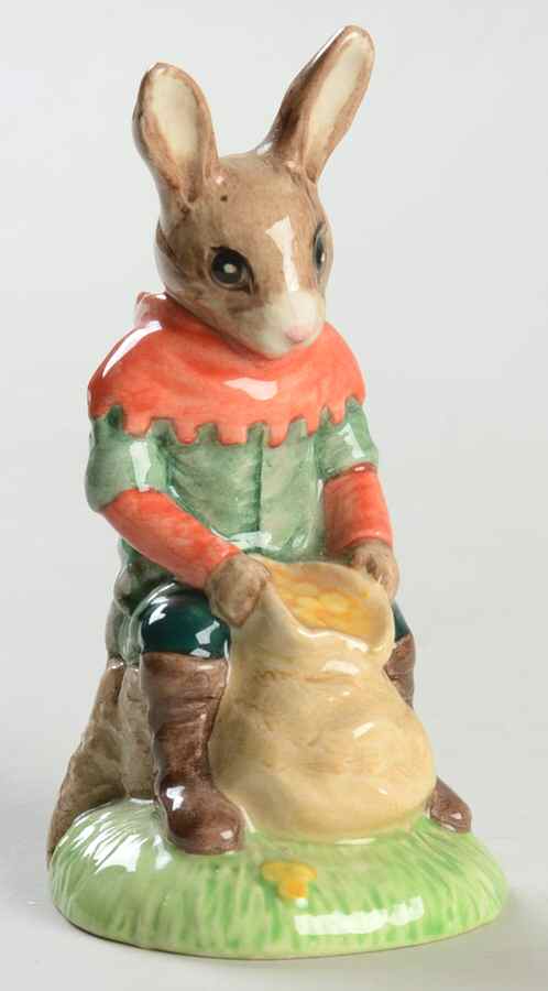 Bunnykins Figurines Will Scarlet - With Box by Royal Doulton-1