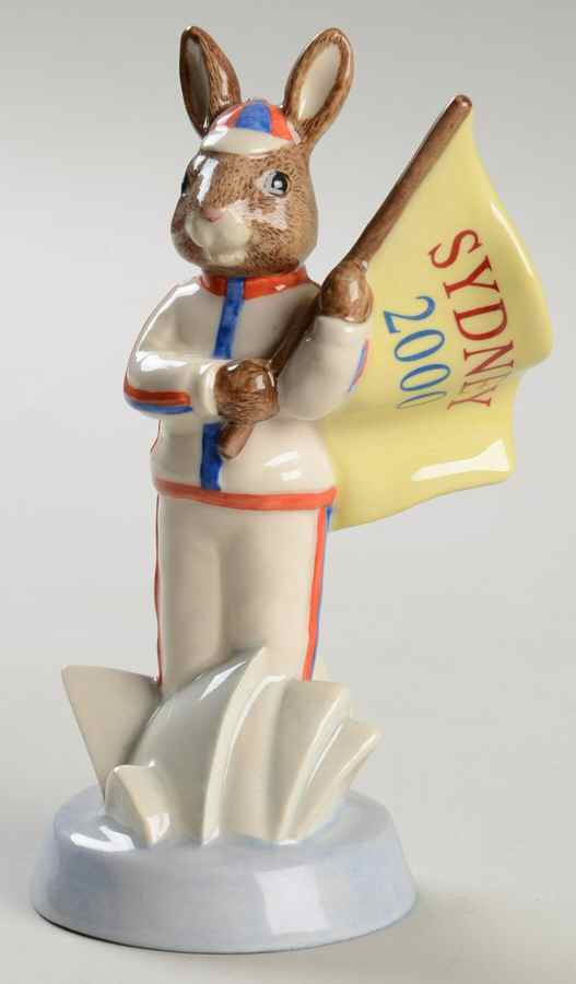Bunnykins Figurines England Athlete - Boxed by Royal Doulton-1