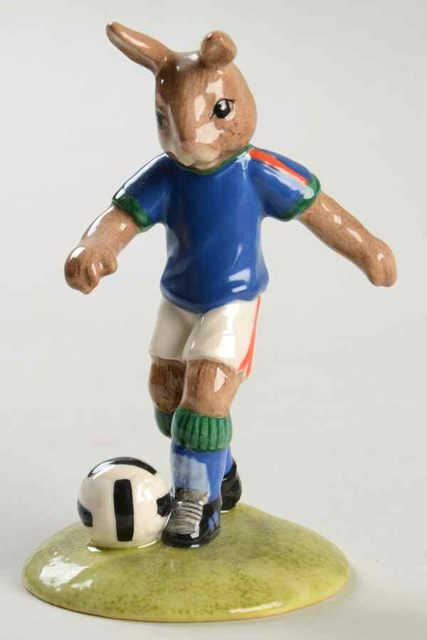 Bunnykins Figurines Soccer - Boxed by Royal Doulton-1