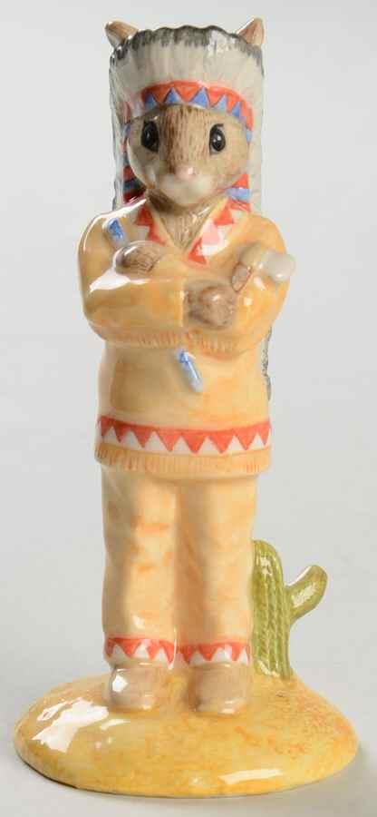 Bunnykins Figurines Indian - No Box by Royal Doulton-1