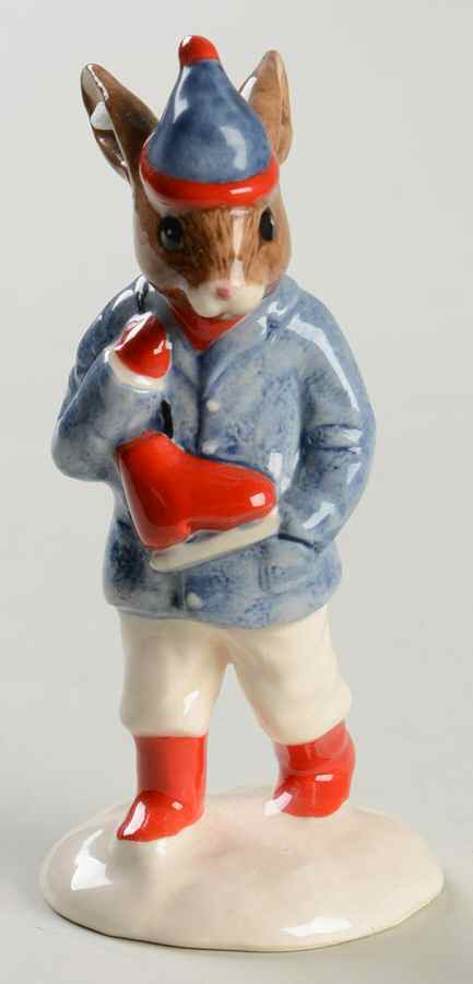 Bunnykins Figurines Boy Skater - Boxed by Royal Doulton-1