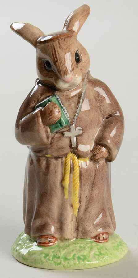 Bunnykins Figurines Friar Tuck - Boxed by Royal Doulton-1