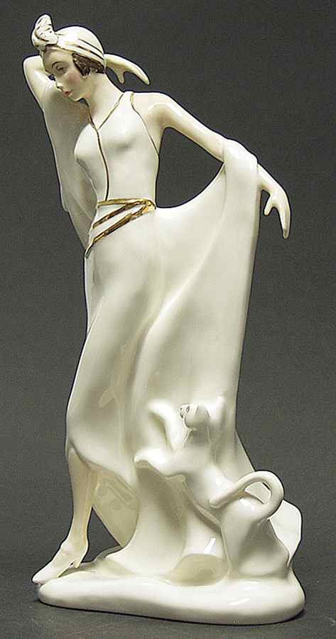 Charleston Harriet-Ivory/Gold - No Box by Royal Doulton-1