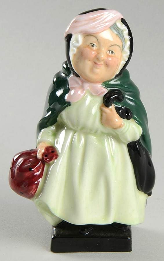 Dickens-Miniature Sairey Gamp - No Box by Royal Doulton-1